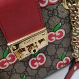 Gucci Padlock Chain Tote Printed GG Coated Canvas Small — thumbnail 9