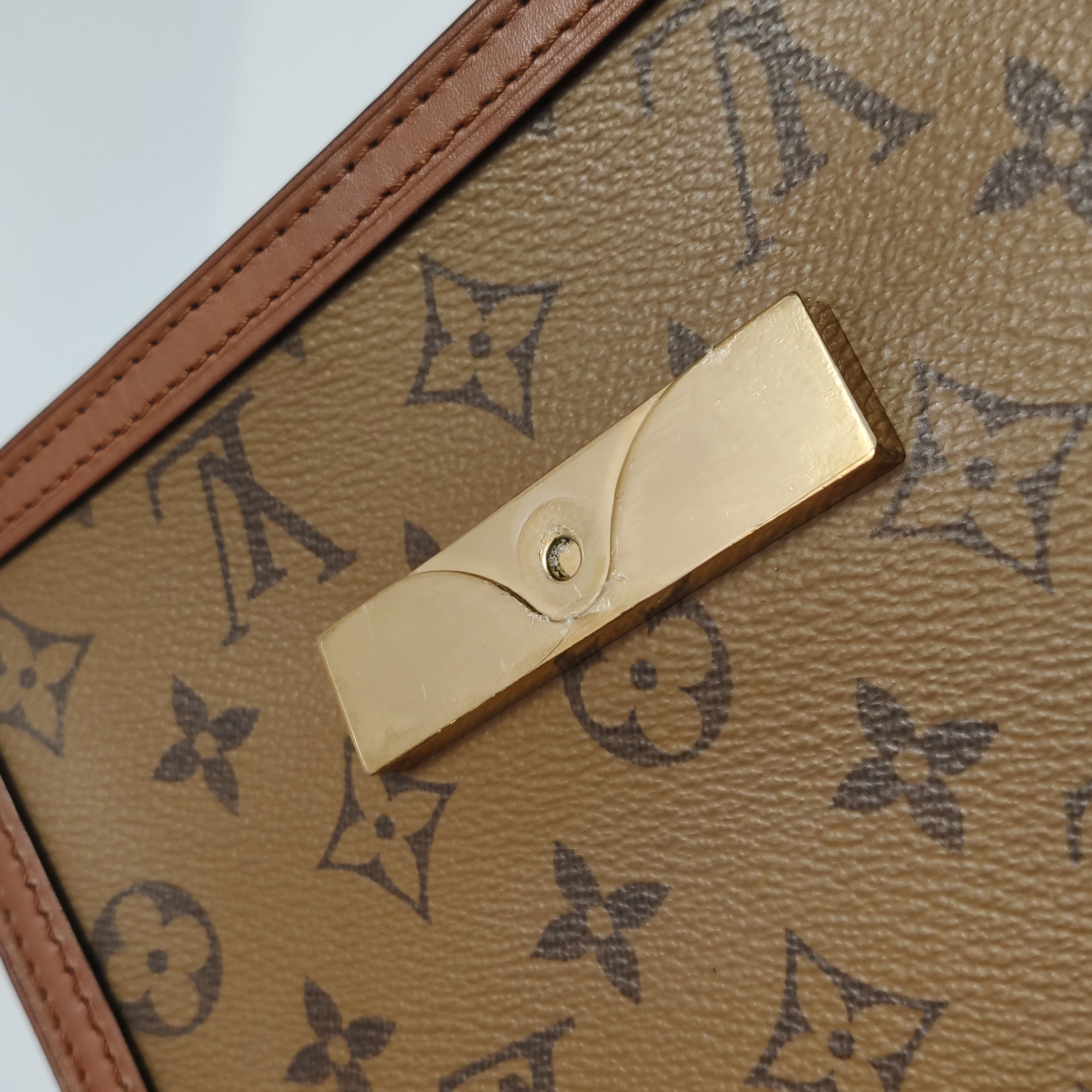Louis Vuitton Dauphine Shoulder Bag Reverse Monogram Canvas Mini