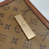 Louis Vuitton(LV) Dauphine Shoulder Bag Reverse Monogram Canvas Mini — thumbnail 15