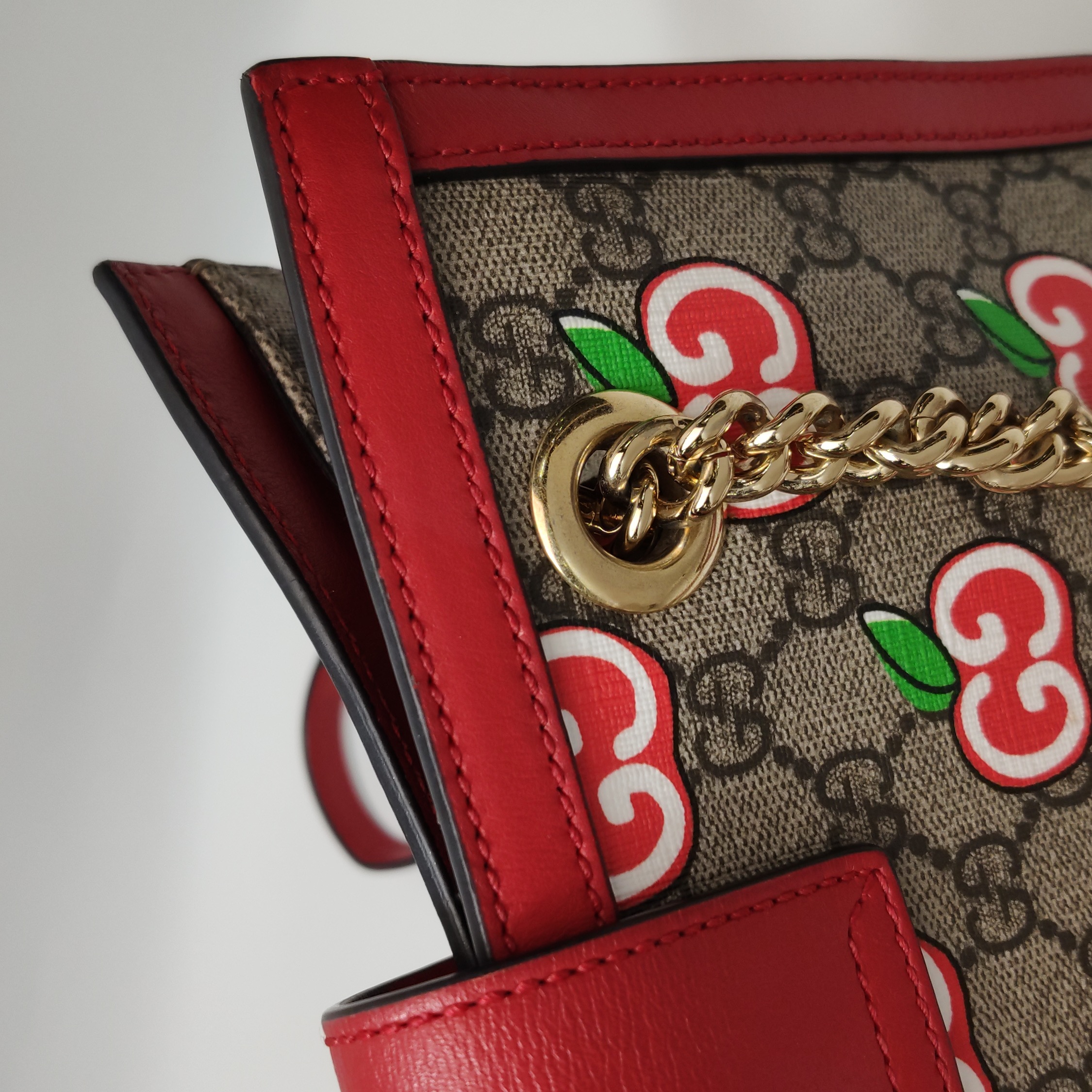Gucci Padlock Chain Tote Printed GG Coated Canvas Small — photo 11 of 16