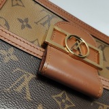 Louis Vuitton(LV) Dauphine Shoulder Bag Reverse Monogram Canvas Mini — thumbnail 14