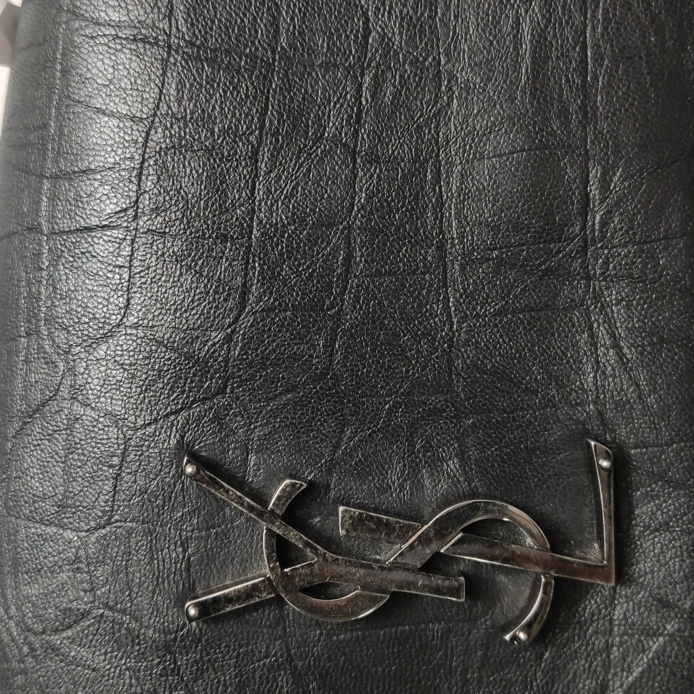 Saint Laurent West Hollywood Shoulder Bag Crocodile Embossed Leather Medium — photo 12 of 23