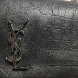 Saint Laurent West Hollywood Shoulder Bag Crocodile Embossed Leather Medium — thumbnail 12