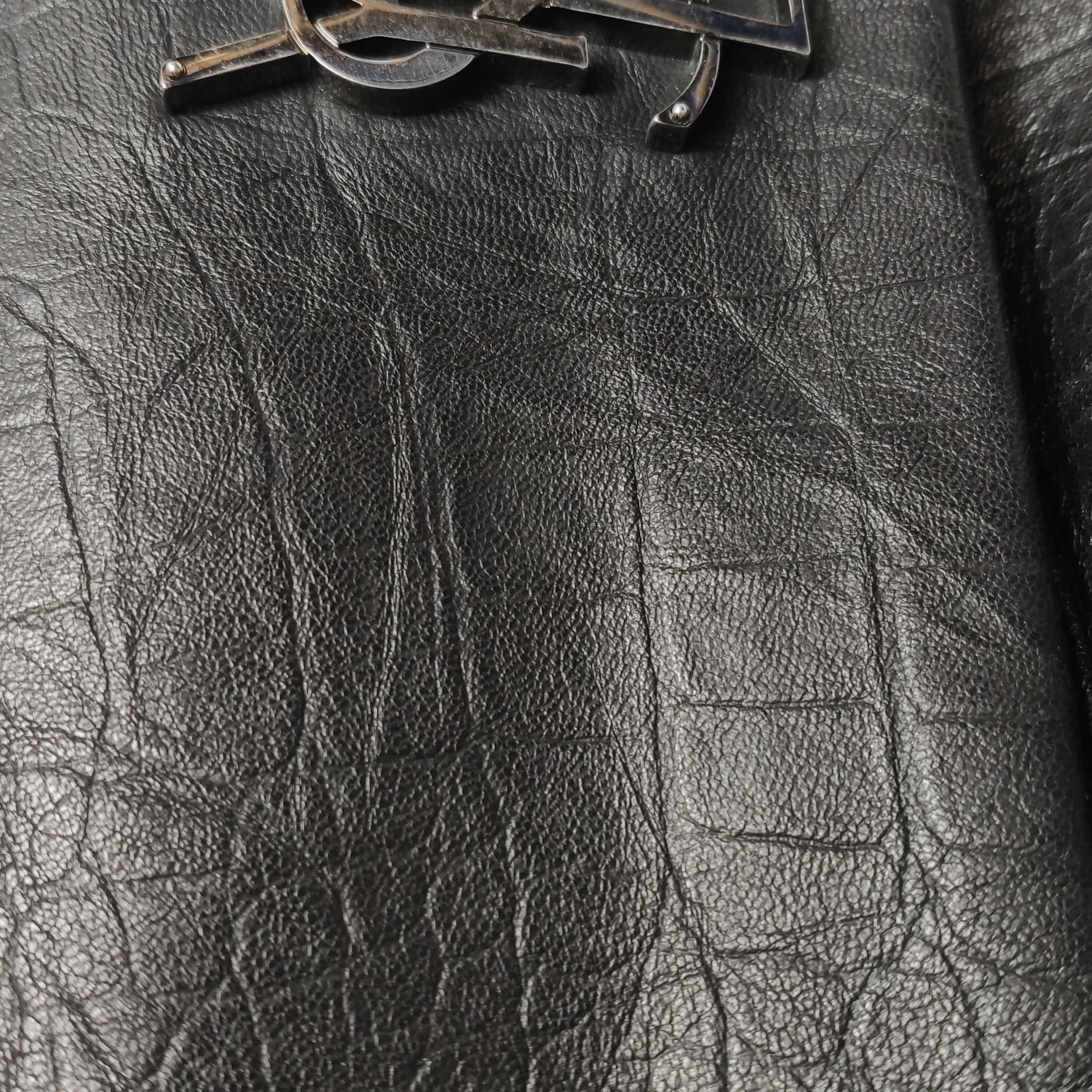 Saint Laurent West Hollywood Shoulder Bag Crocodile Embossed Leather Medium — photo 14 of 23