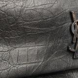 Saint Laurent West Hollywood Shoulder Bag Crocodile Embossed Leather Medium — thumbnail 14