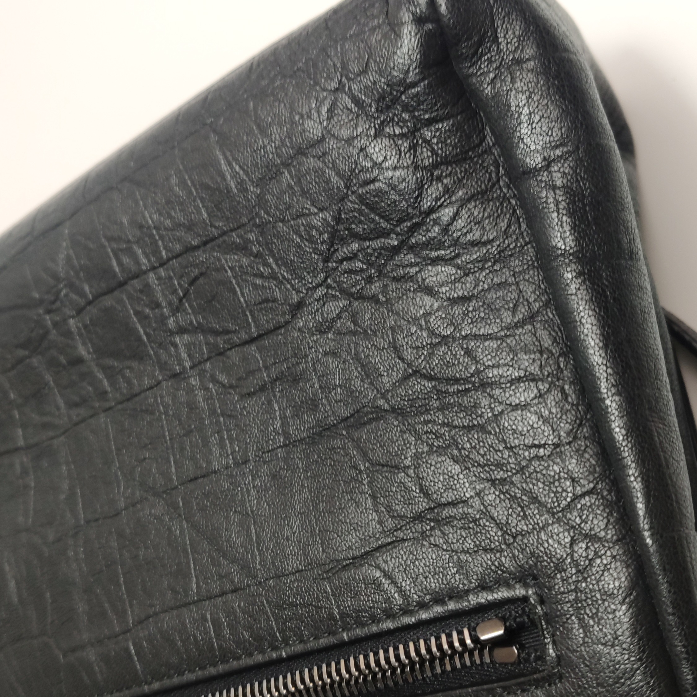 Saint Laurent West Hollywood Shoulder Bag Crocodile Embossed Leather Medium — photo 18 of 23