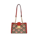 Gucci Padlock Chain Tote Printed GG Coated Canvas Small — thumbnail 1