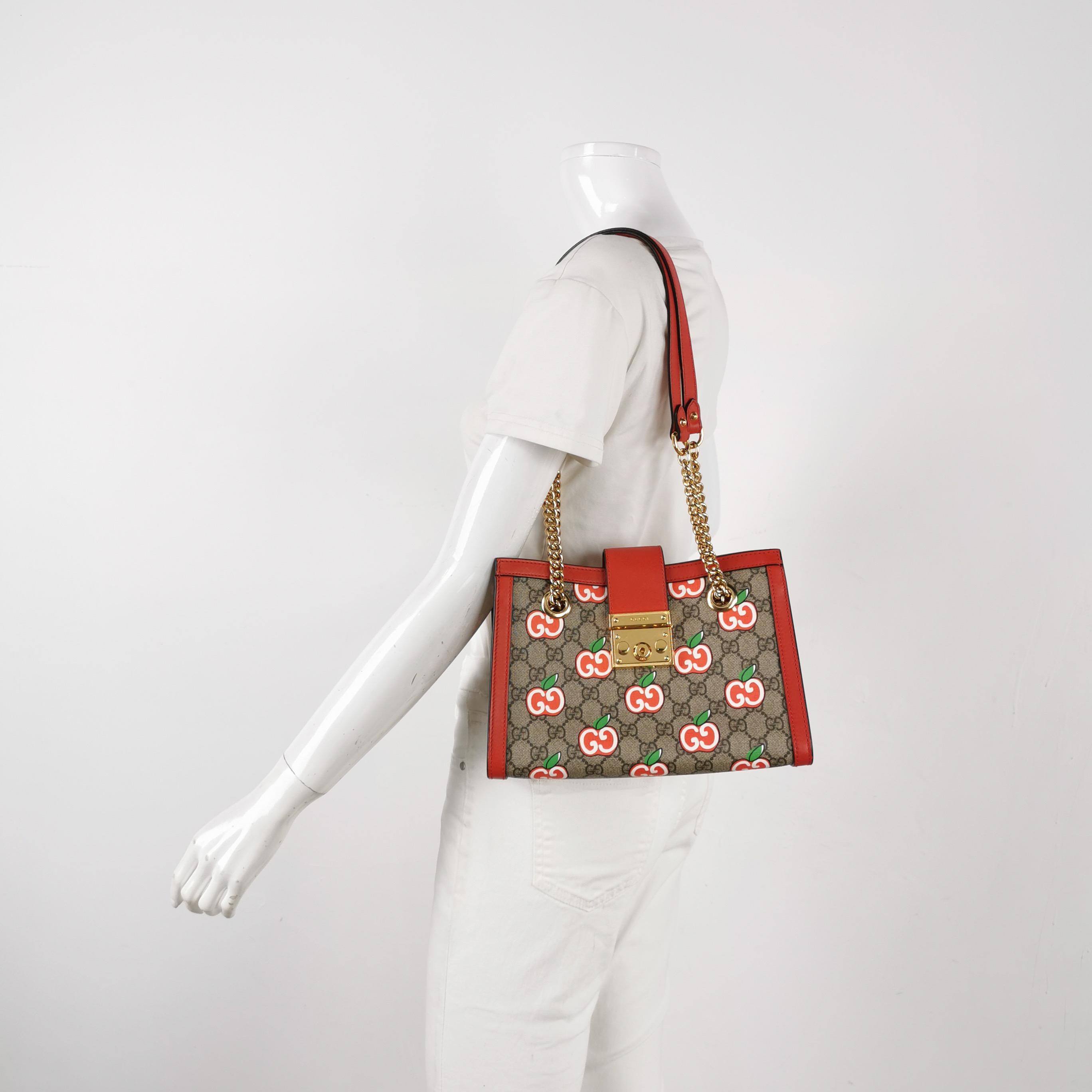 Gucci Padlock Chain Tote Printed GG Coated Canvas Small — alternate view