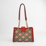 Gucci Padlock Chain Tote Printed GG Coated Canvas Small — thumbnail 3
