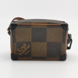 Louis Vuitton(LV) Nigo Soft Trunk Bag Limited Edition Giant Damier and Monogram Canvas Mini — thumbnail 5
