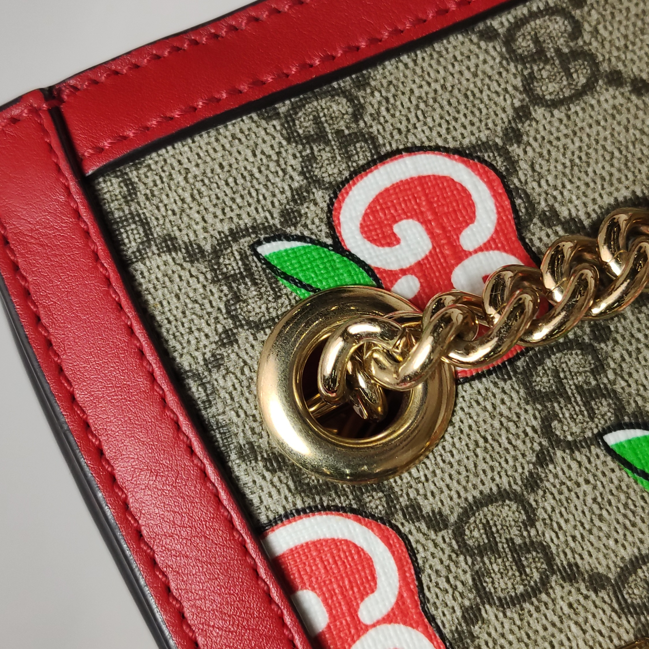 Gucci Padlock Chain Tote Printed GG Coated Canvas Small — photo 11 of 15