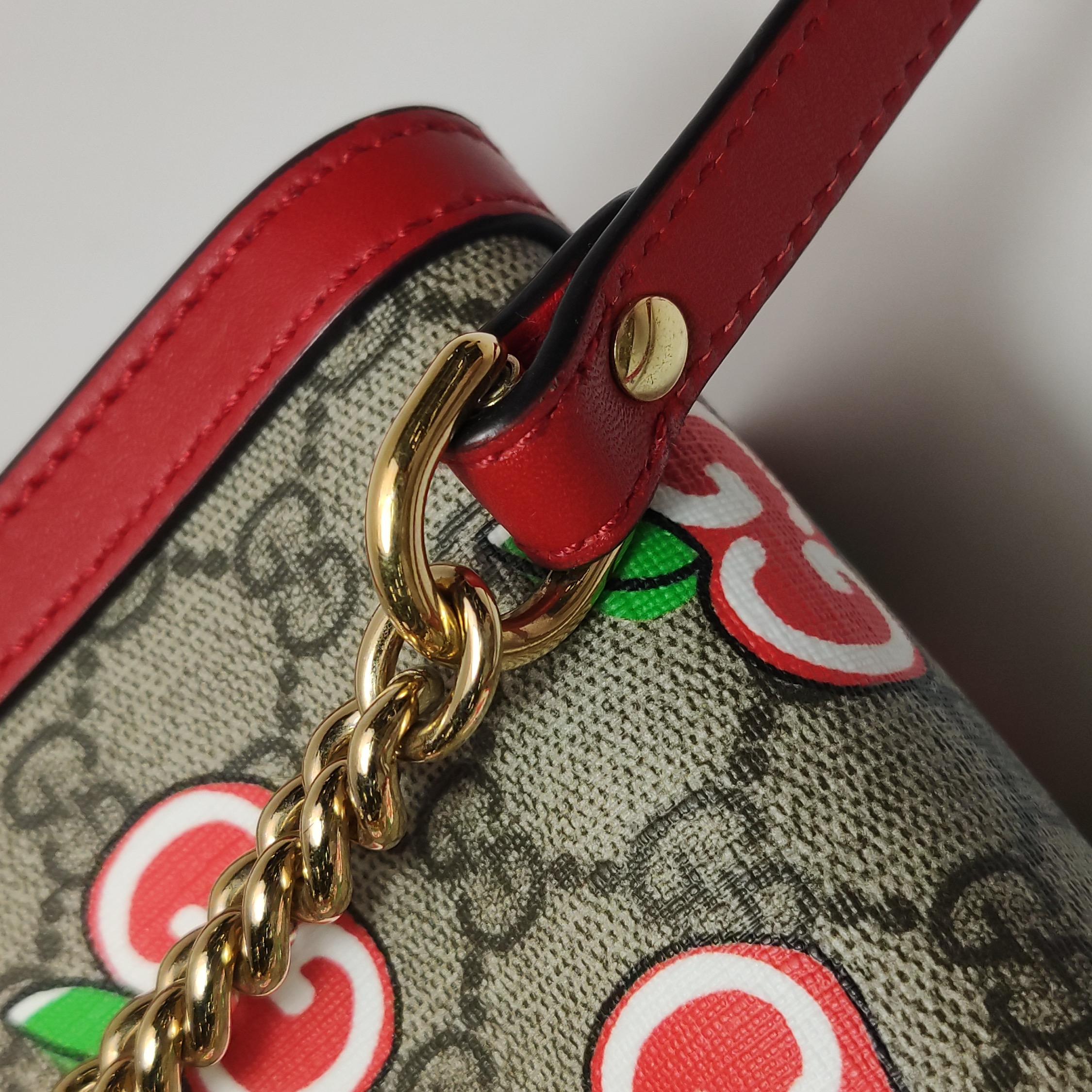 Gucci Padlock Chain Tote Printed GG Coated Canvas Small — photo 13 of 15
