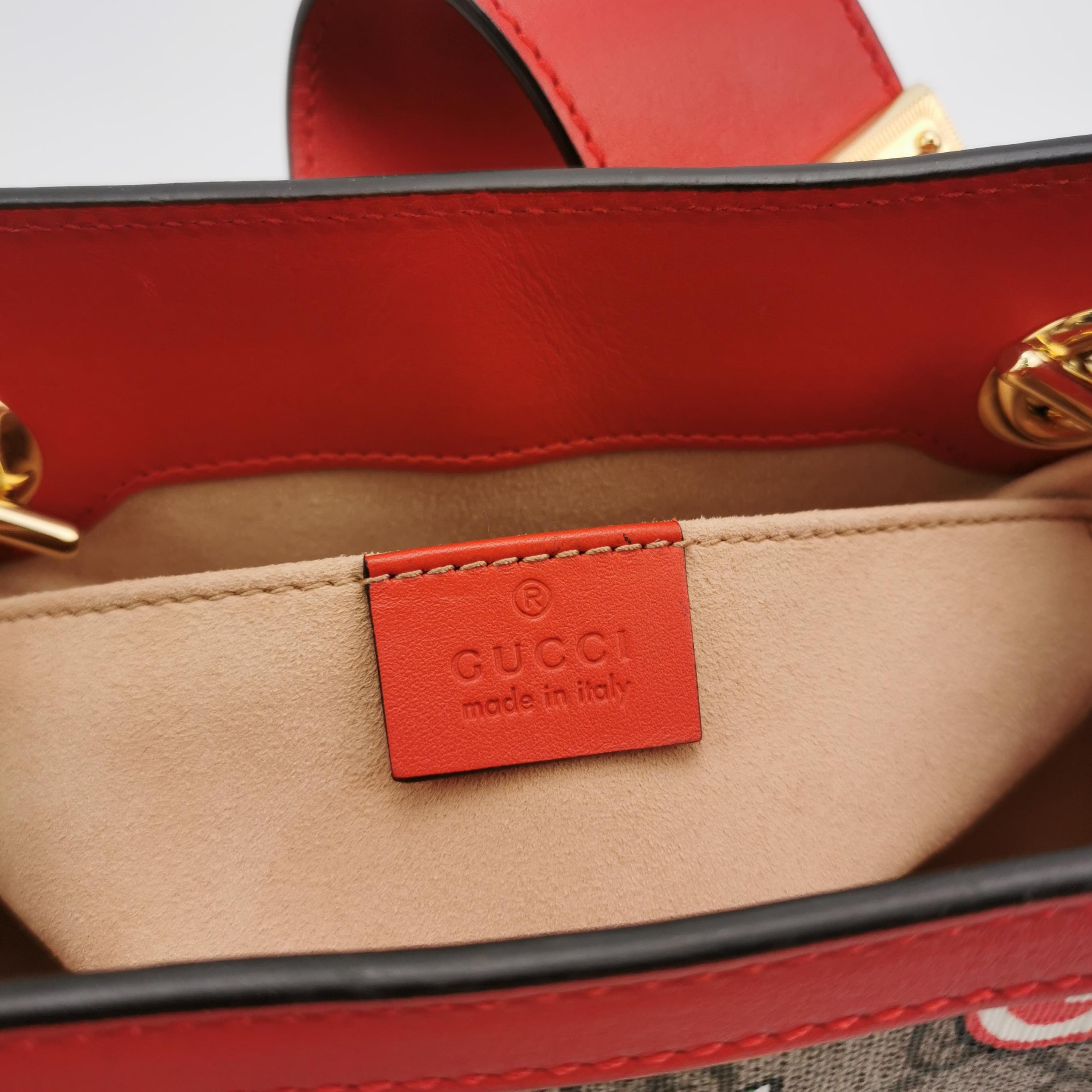 Gucci Padlock Chain Tote Printed GG Coated Canvas Small — photo 8 of 15