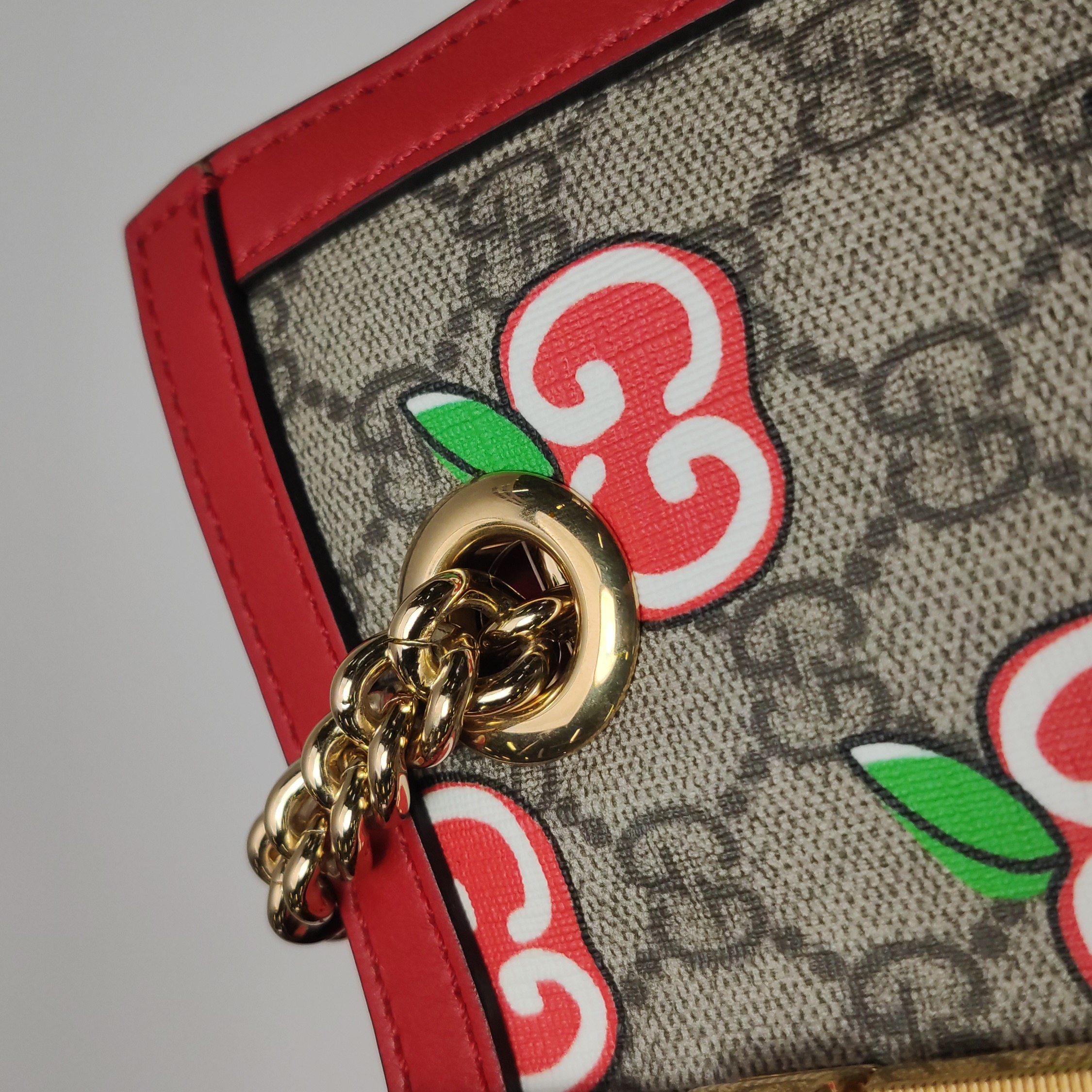 Gucci Padlock Chain Tote Printed GG Coated Canvas Small — photo 10 of 15
