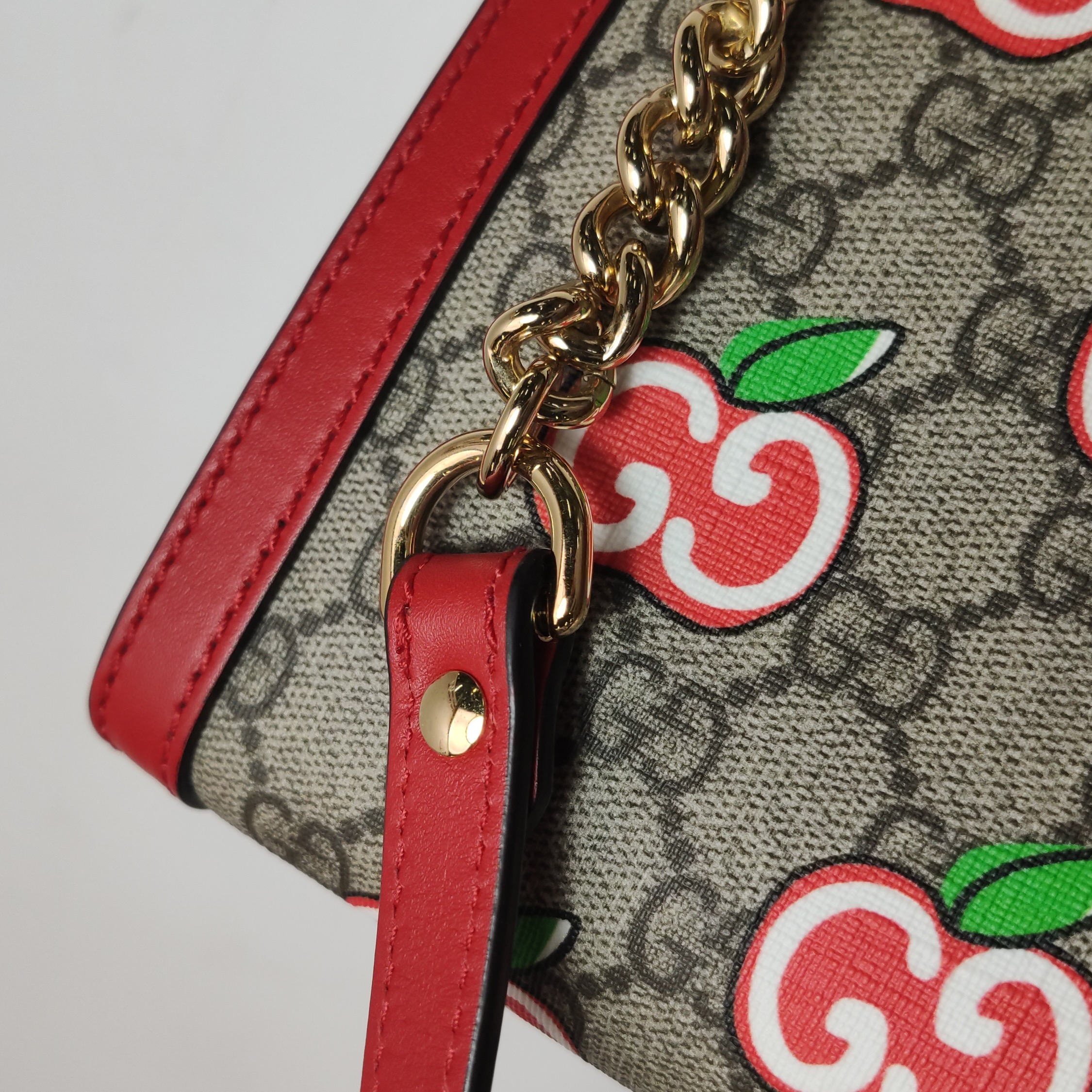 Gucci Padlock Chain Tote Printed GG Coated Canvas Small — photo 12 of 15
