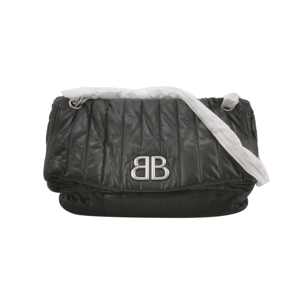 Balenciaga Monaco Chain Flap Shoulder Bag Leather Medium — pre-owned, Vierlot