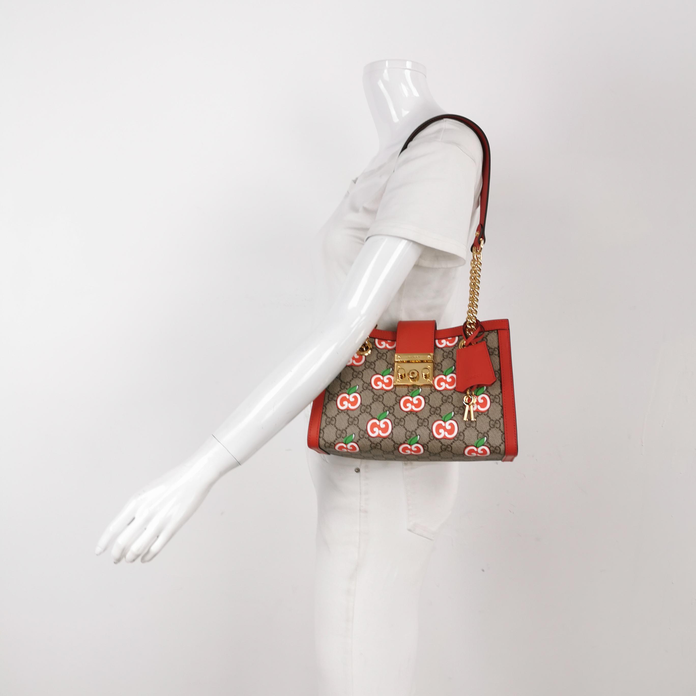 Gucci Padlock Chain Tote Printed GG Coated Canvas Small — alternate view