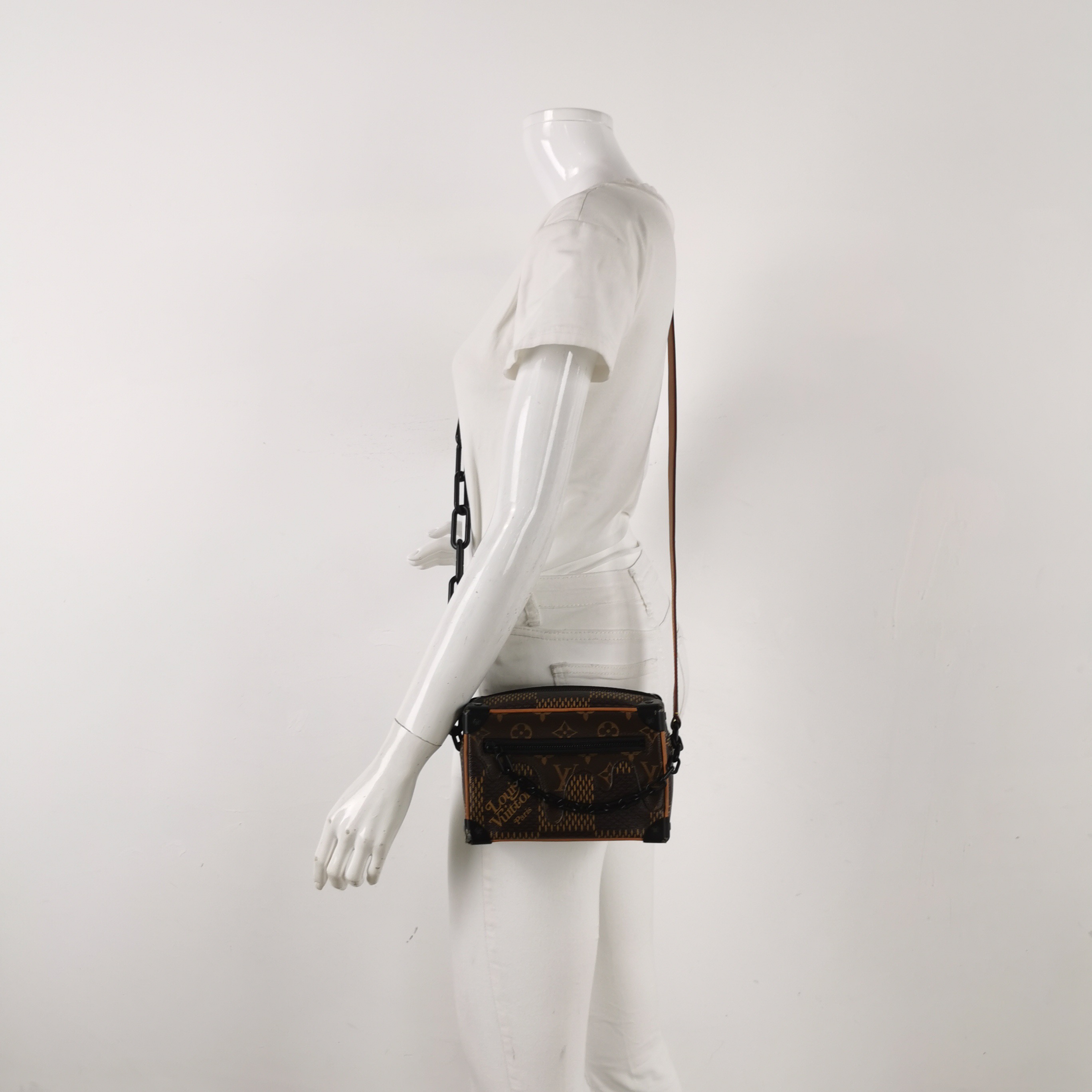 Louis Vuitton(LV) Nigo Soft Trunk Bag Limited Edition Giant Damier and Monogram Canvas Mini — alternate view