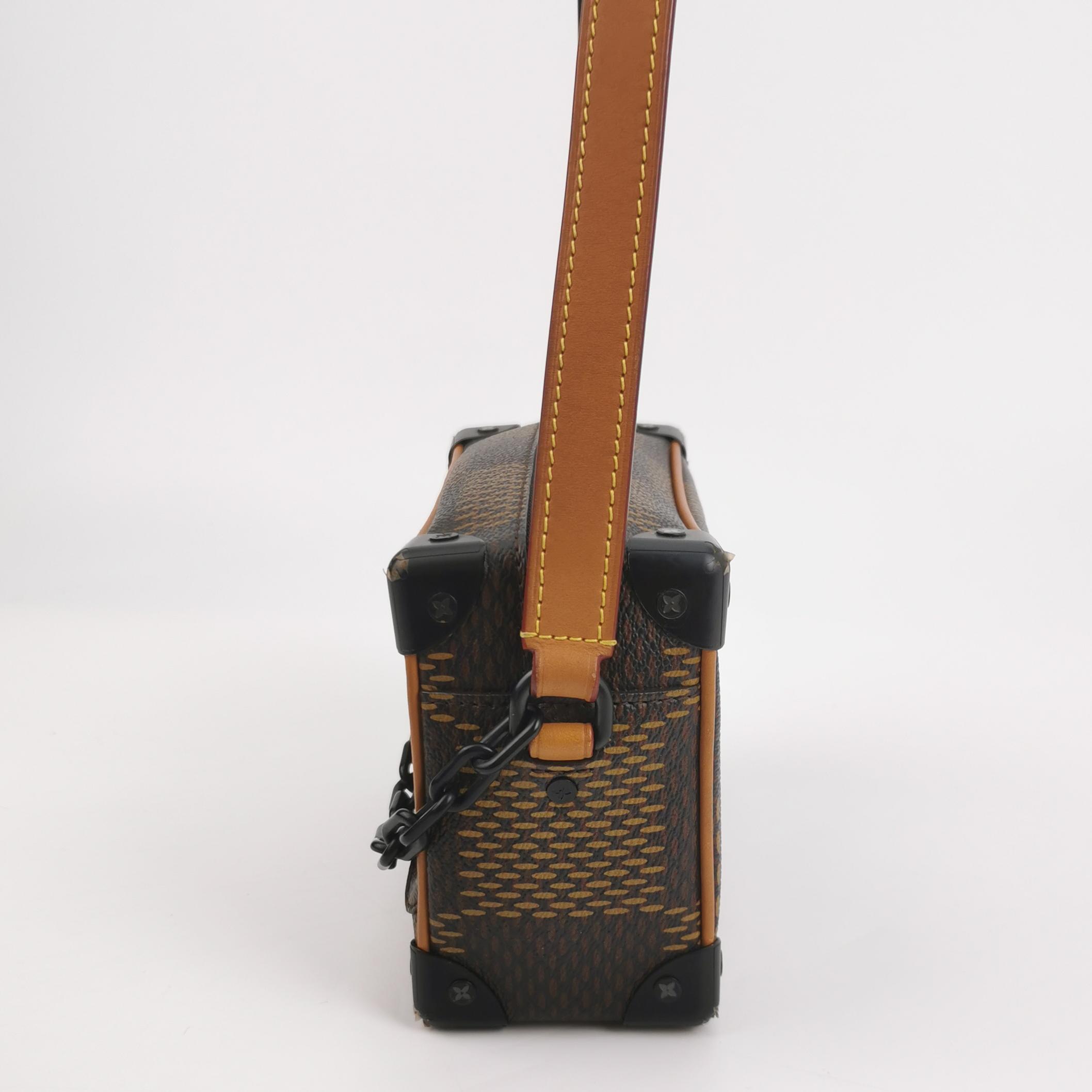 Louis Vuitton(LV) Nigo Soft Trunk Bag Limited Edition Giant Damier and Monogram Canvas Mini — photo 4 of 19