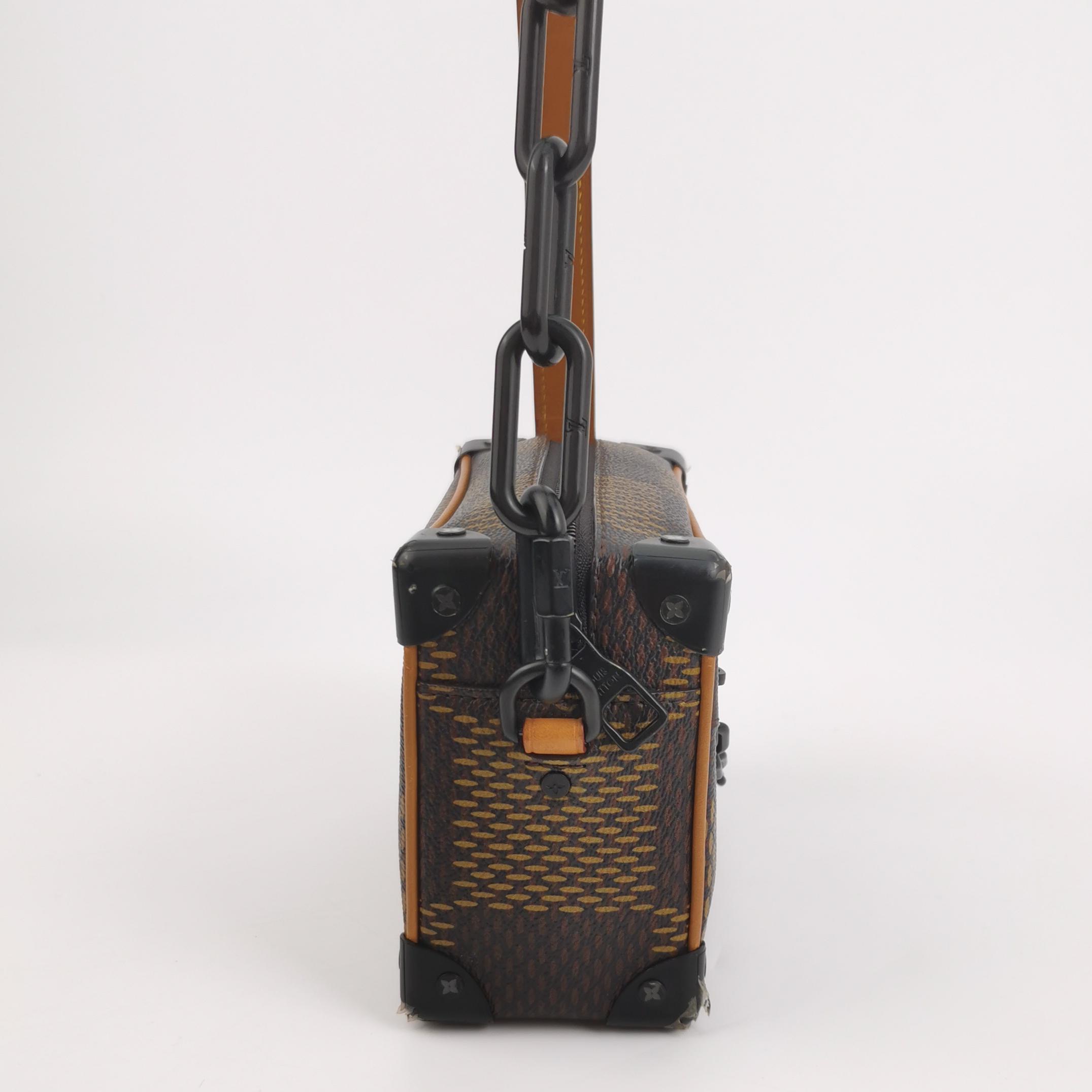 Louis Vuitton(LV) Nigo Soft Trunk Bag Limited Edition Giant Damier and Monogram Canvas Mini — photo 3 of 19
