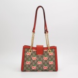 Gucci Padlock Chain Tote Printed GG Coated Canvas Small — thumbnail 3