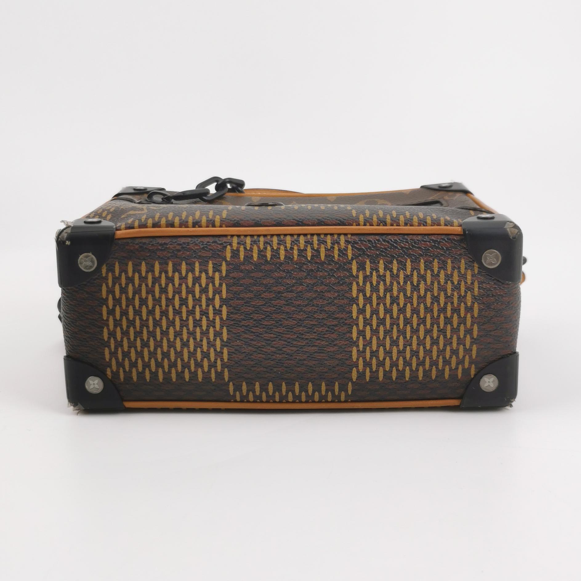 Louis Vuitton(LV) Nigo Soft Trunk Bag Limited Edition Giant Damier and Monogram Canvas Mini — photo 6 of 19