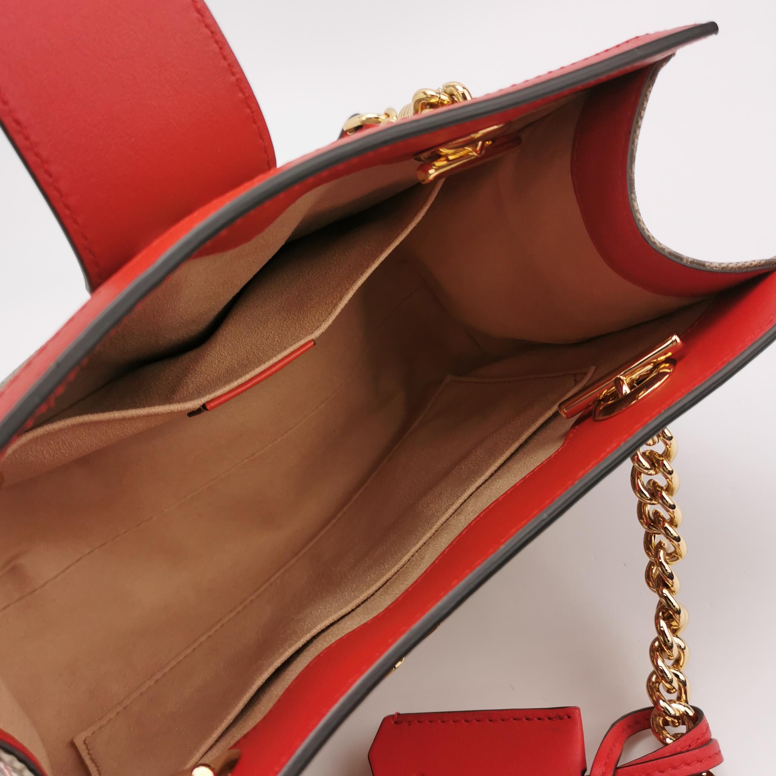 Gucci Padlock Chain Tote Printed GG Coated Canvas Small — photo 7 of 14