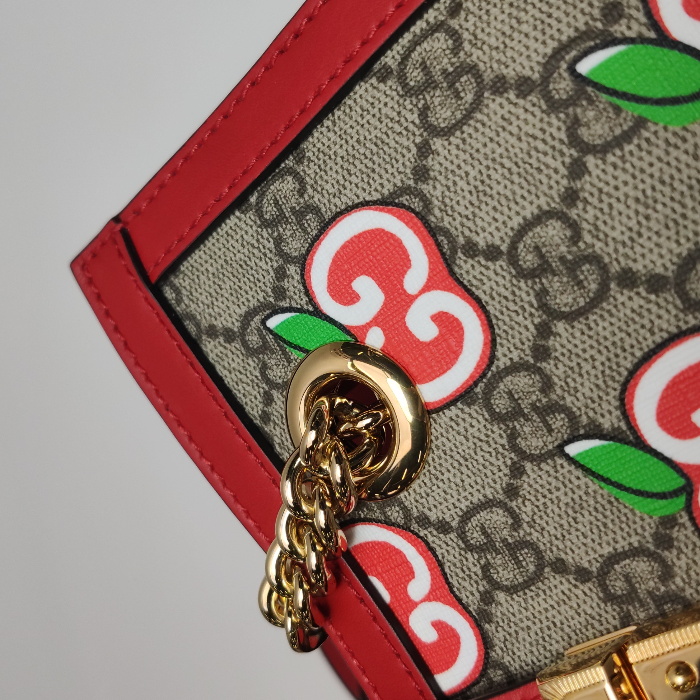 Gucci Padlock Chain Tote Printed GG Coated Canvas Small — photo 12 of 14