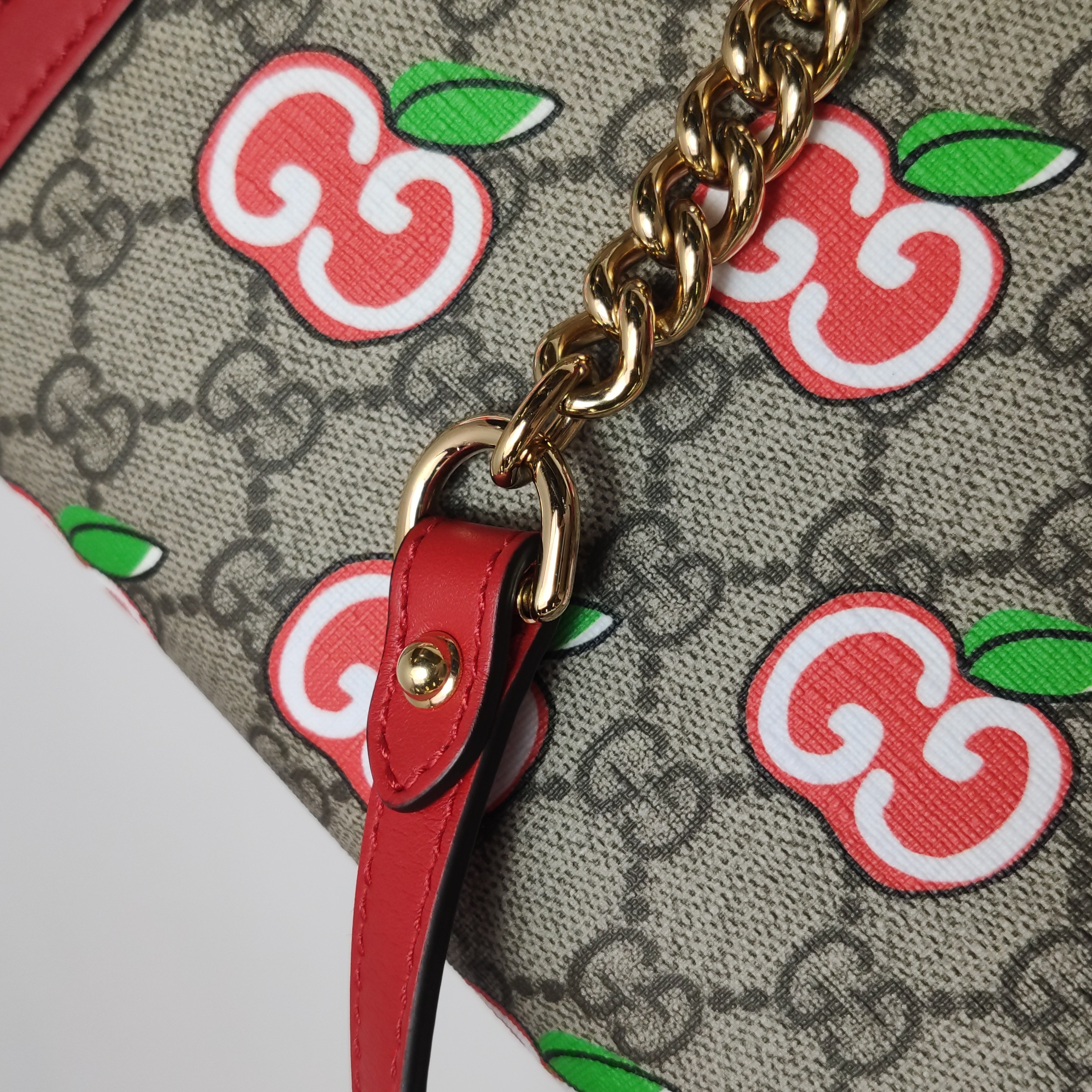 Gucci Padlock Chain Tote Printed GG Coated Canvas Small — photo 10 of 14