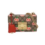 Gucci Padlock Shoulder Bag Printed GG Coated Canvas Small — thumbnail 1