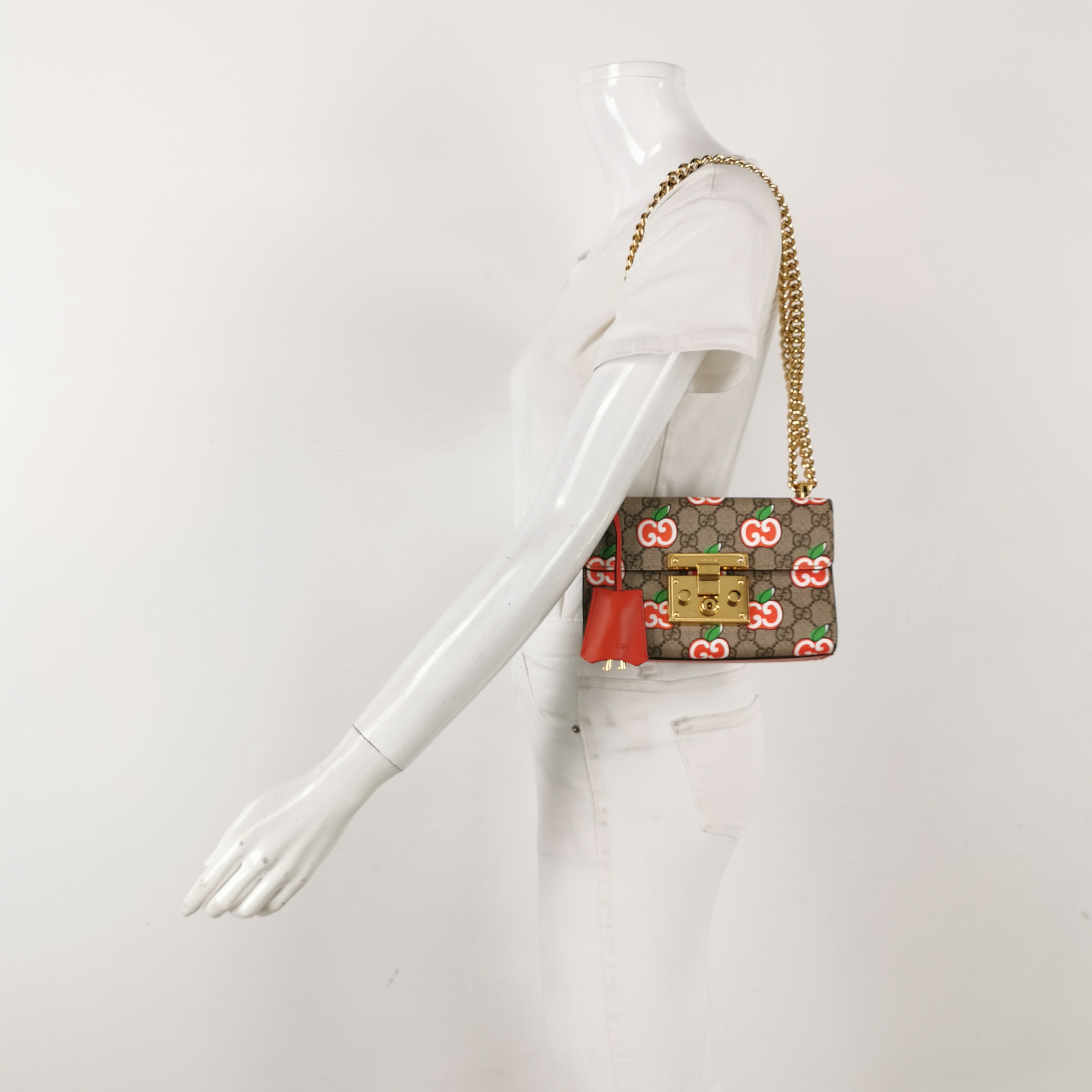 Gucci Padlock Shoulder Bag Printed GG Coated Canvas Small — alternate view