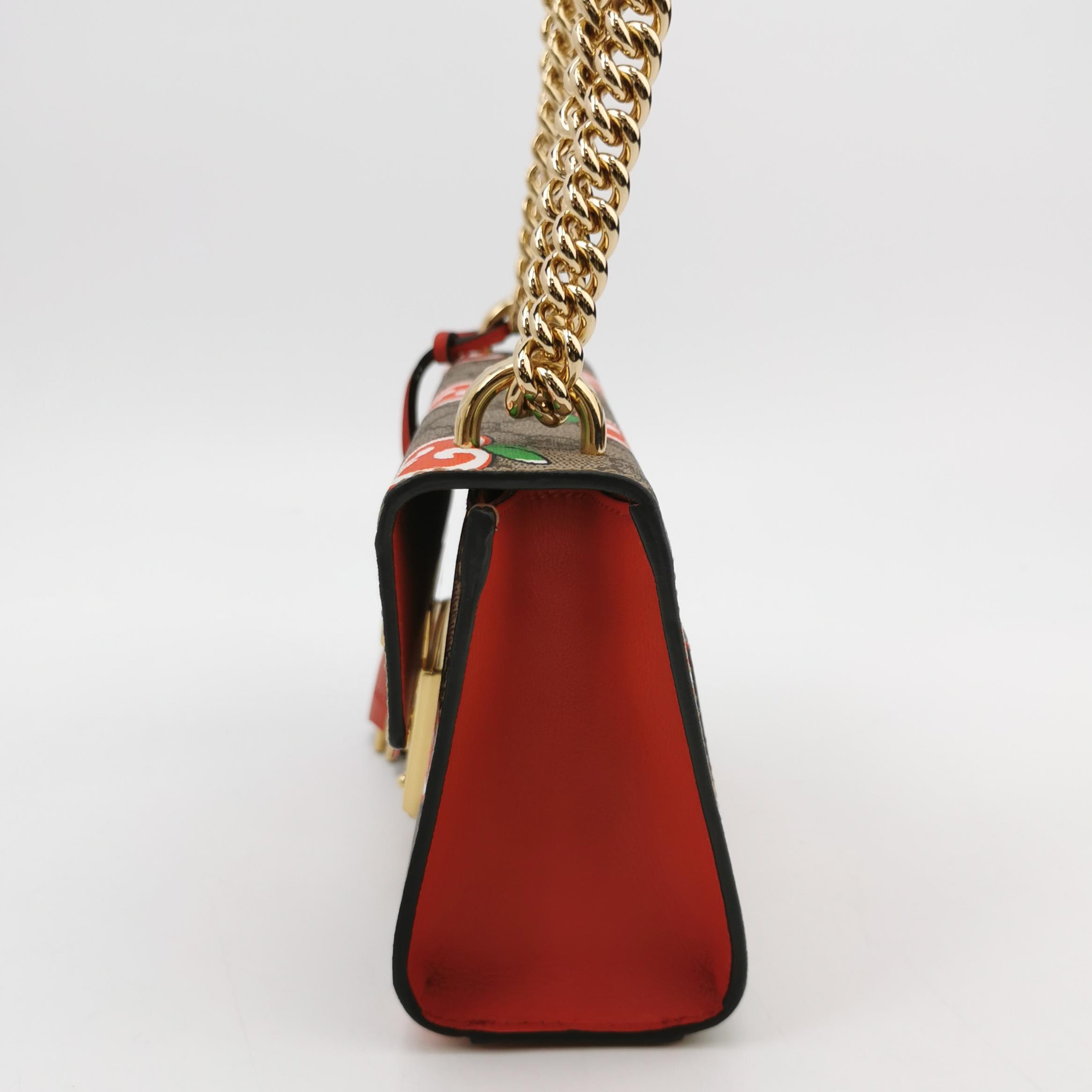 Gucci Padlock Shoulder Bag Printed GG Coated Canvas Small — photo 4 of 14