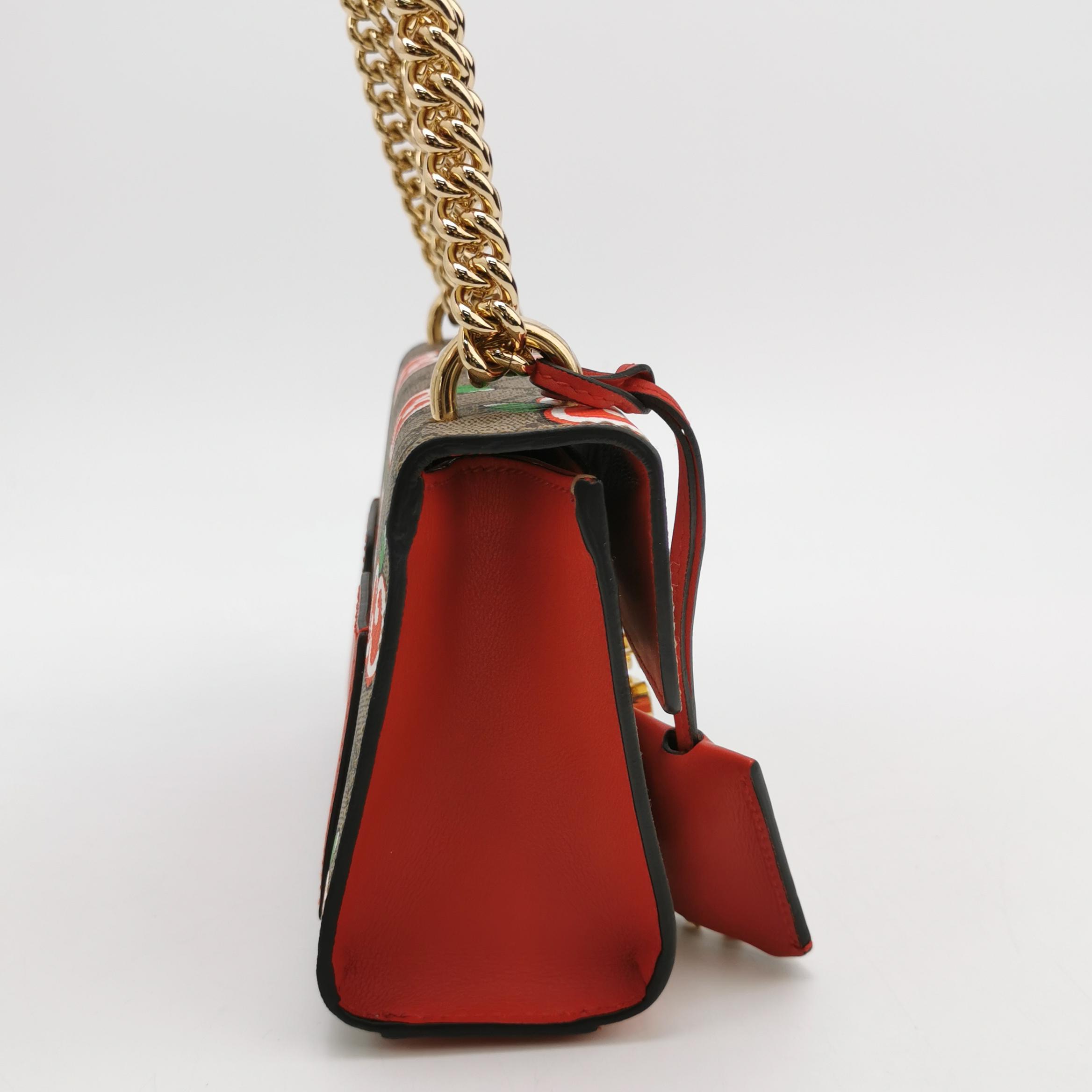 Gucci Padlock Shoulder Bag Printed GG Coated Canvas Small — photo 5 of 14