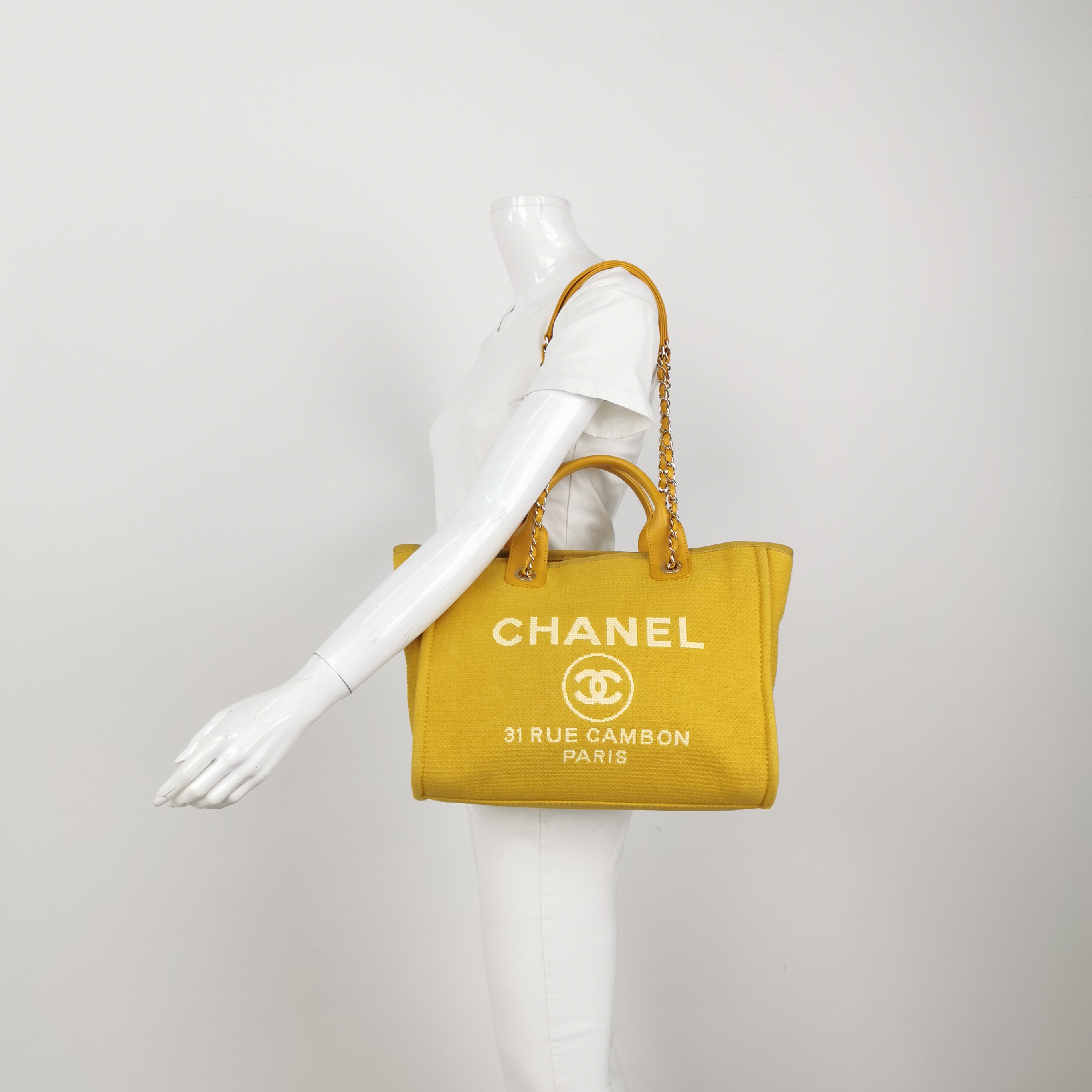 Chanel Deauville NM Tote Mixed Fibers Small — alternate view