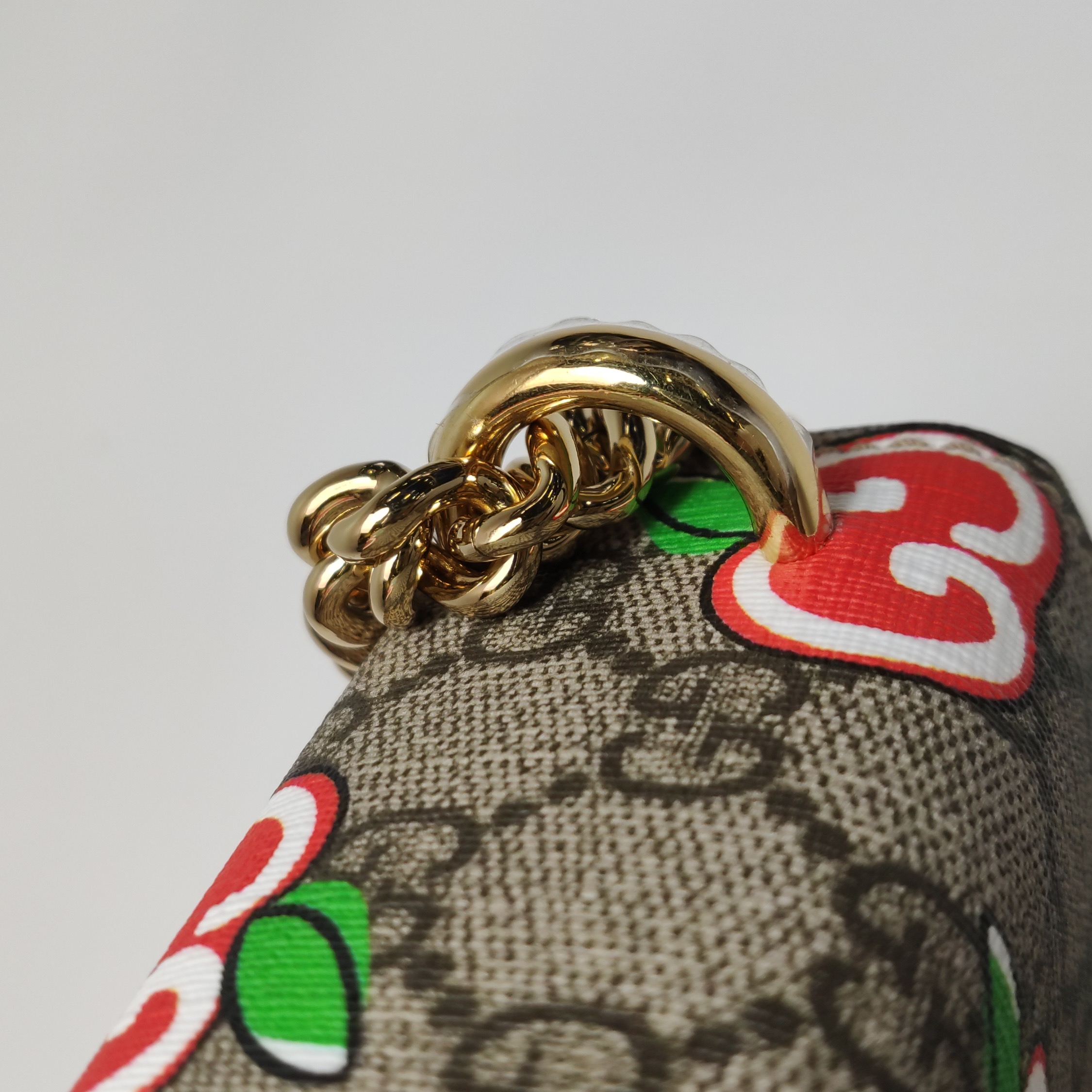 Gucci Padlock Shoulder Bag Printed GG Coated Canvas Small — photo 10 of 14