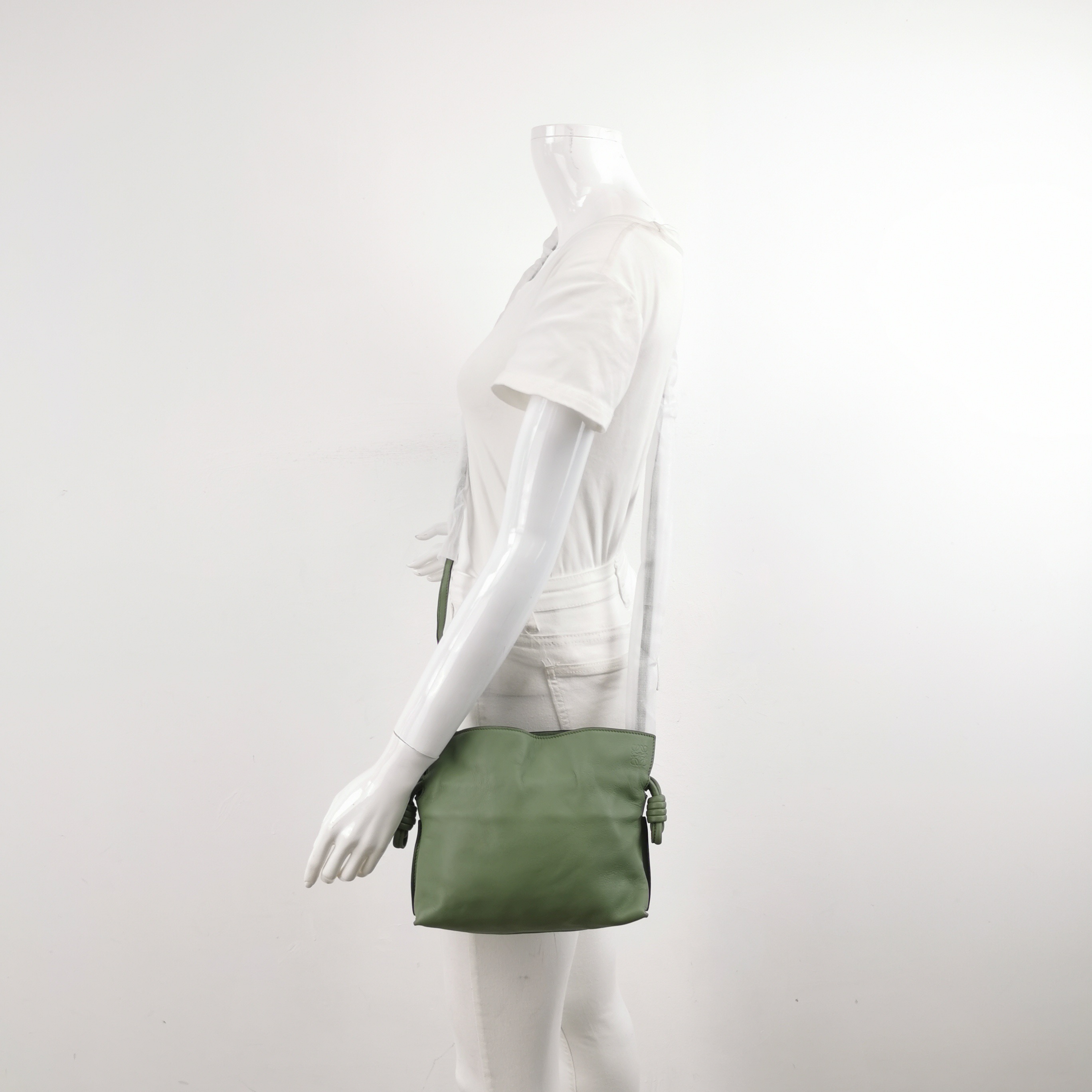 Loewe Flamenco Knot Chain Purse Bag Leather Mini — alternate view