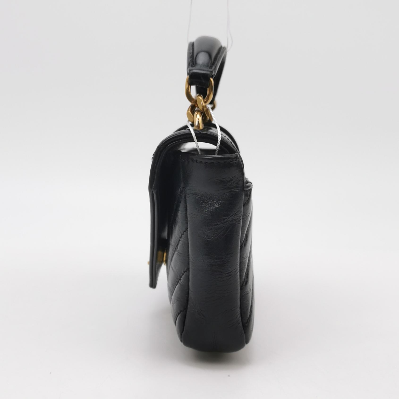 Saint Laurent（YSL) Classic Monogram College Bag Matelasse Chevron Leather Mini — photo 3 of 23