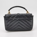 Saint Laurent（YSL) Classic Monogram College Bag Matelasse Chevron Leather Mini — thumbnail 5