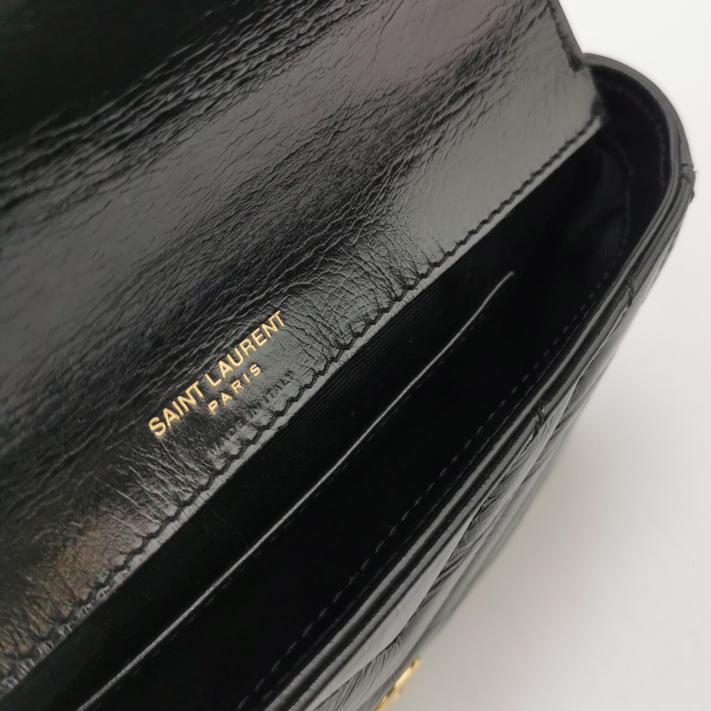 Saint Laurent（YSL) Classic Monogram College Bag Matelasse Chevron Leather Mini — photo 7 of 23