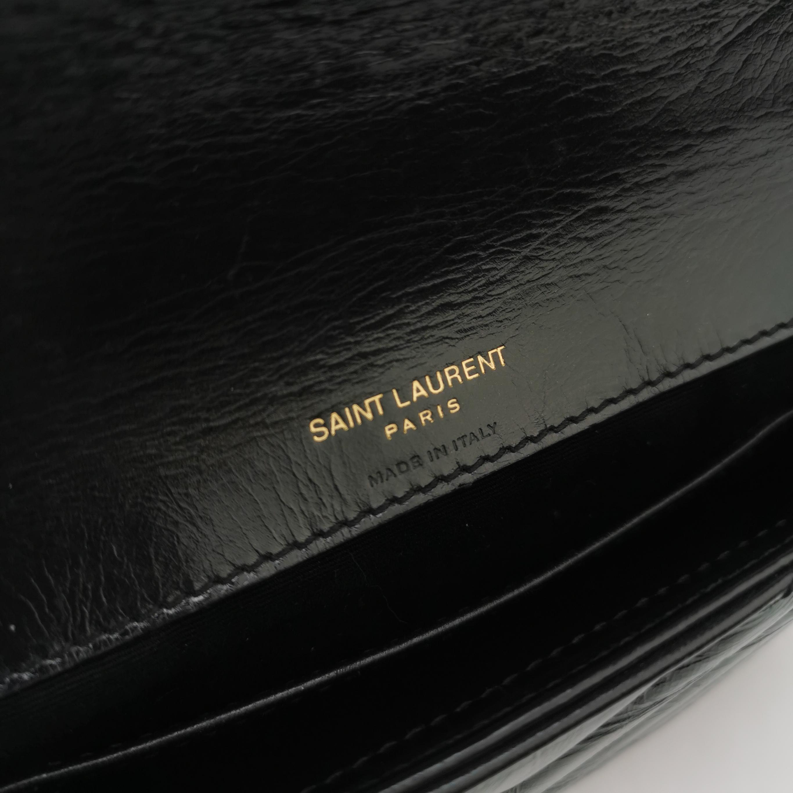 Saint Laurent（YSL) Classic Monogram College Bag Matelasse Chevron Leather Mini — photo 8 of 23