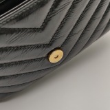 Saint Laurent（YSL) Classic Monogram College Bag Matelasse Chevron Leather Mini — thumbnail 11
