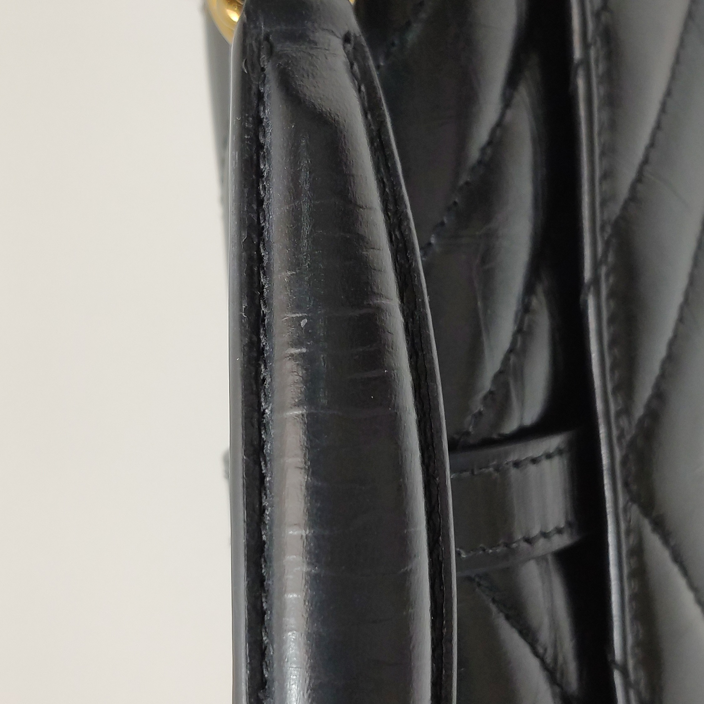 Saint Laurent（YSL) Classic Monogram College Bag Matelasse Chevron Leather Mini — photo 19 of 23