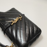 Saint Laurent（YSL) Classic Monogram College Bag Matelasse Chevron Leather Mini — thumbnail 13