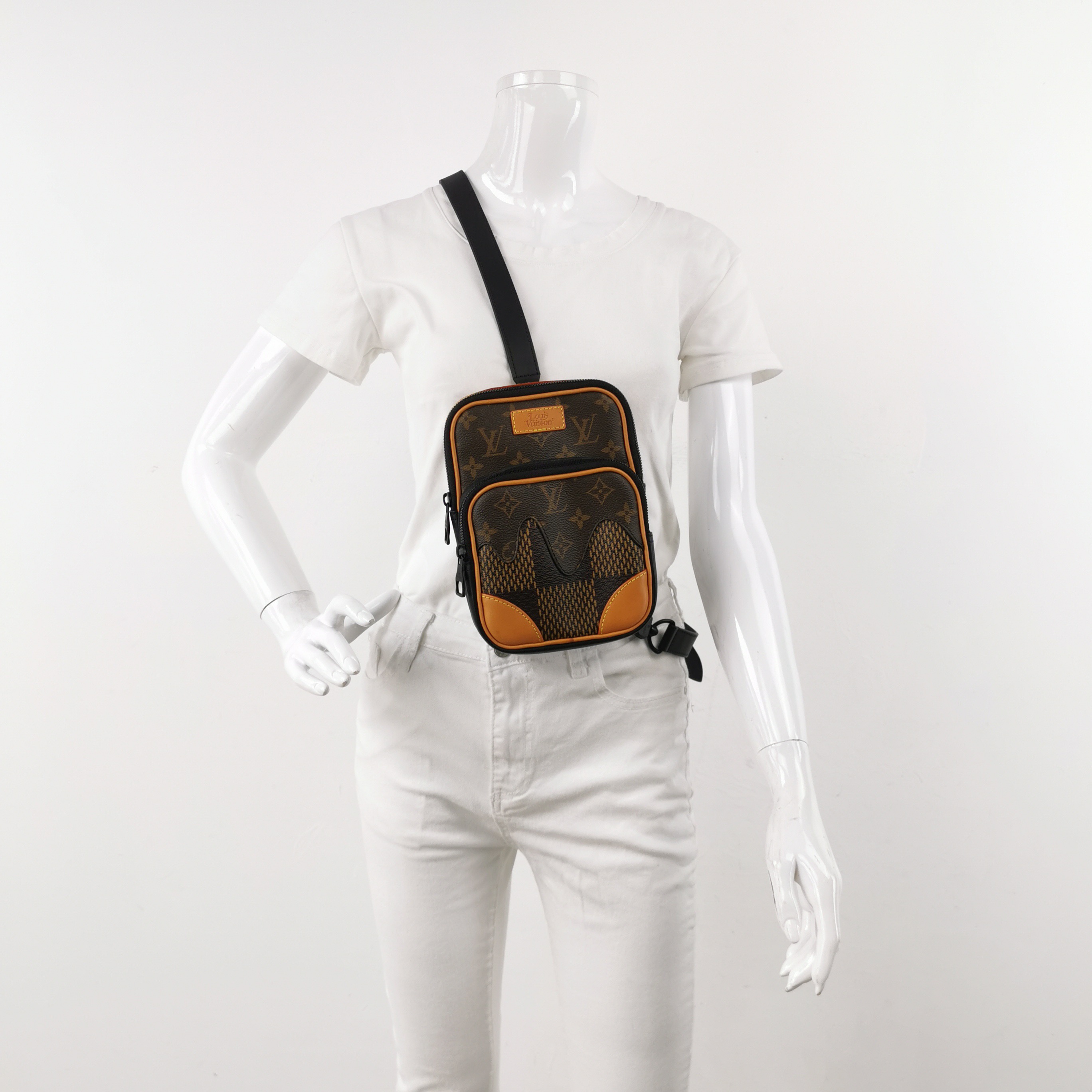 Louis Vuitton(LV) Nigo Amazone Sling Bag Limited Edition Giant Damier and Monogram Canvas — alternate view