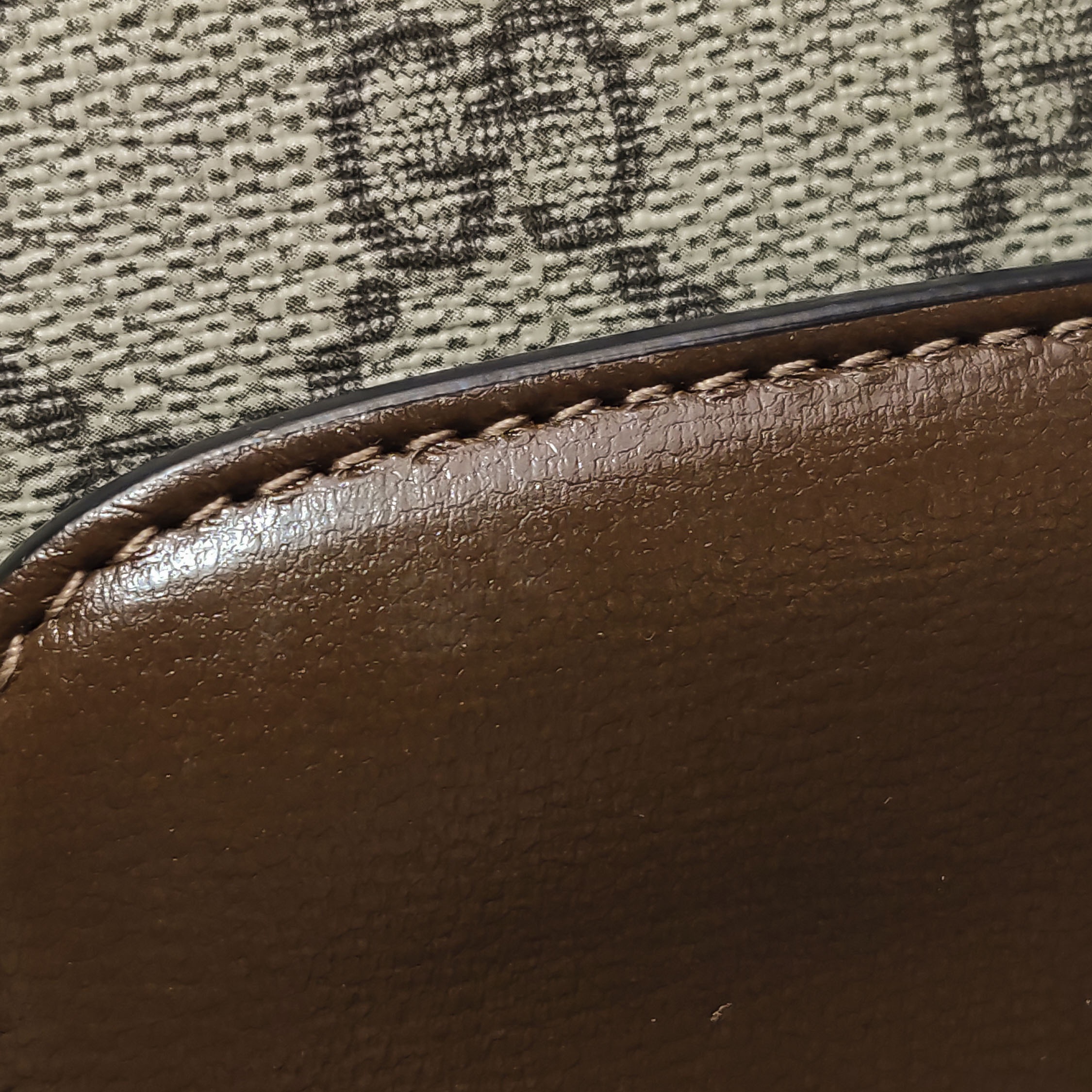 Gucci Horsebit 1955 Shoulder Bag GG Coated Canvas with Leather — photo 10 of 16
