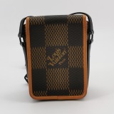 Louis Vuitton(LV) Nigo Amazone Messenger Bag Limited Edition Giant Damier and Monogram Canvas Nano — thumbnail 3