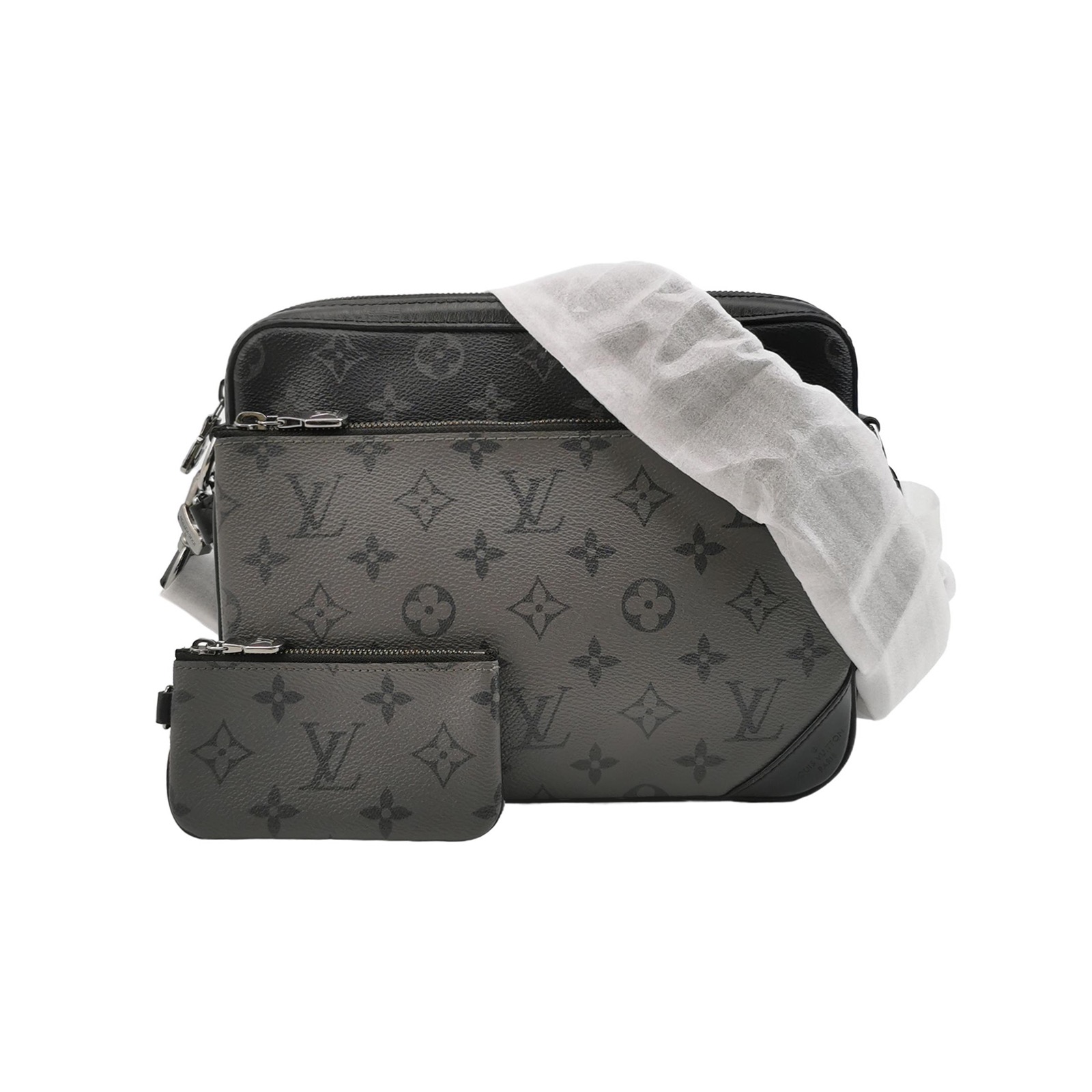 Louis Vuitton(LV) Trio Messenger Bag Reverse Monogram Eclipse Canvas — photo 1 of 24