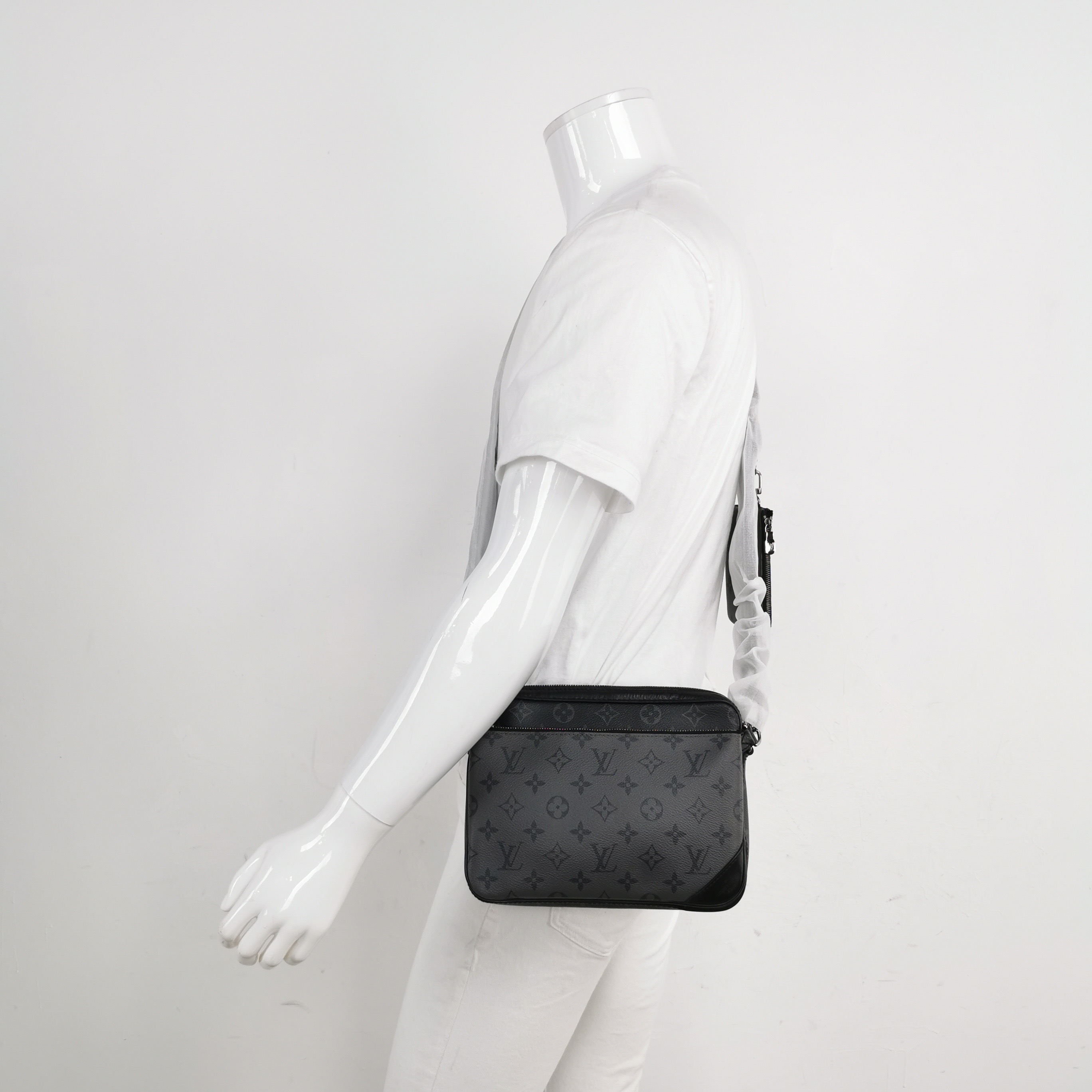 Louis Vuitton(LV) Trio Messenger Bag Reverse Monogram Eclipse Canvas — alternate view