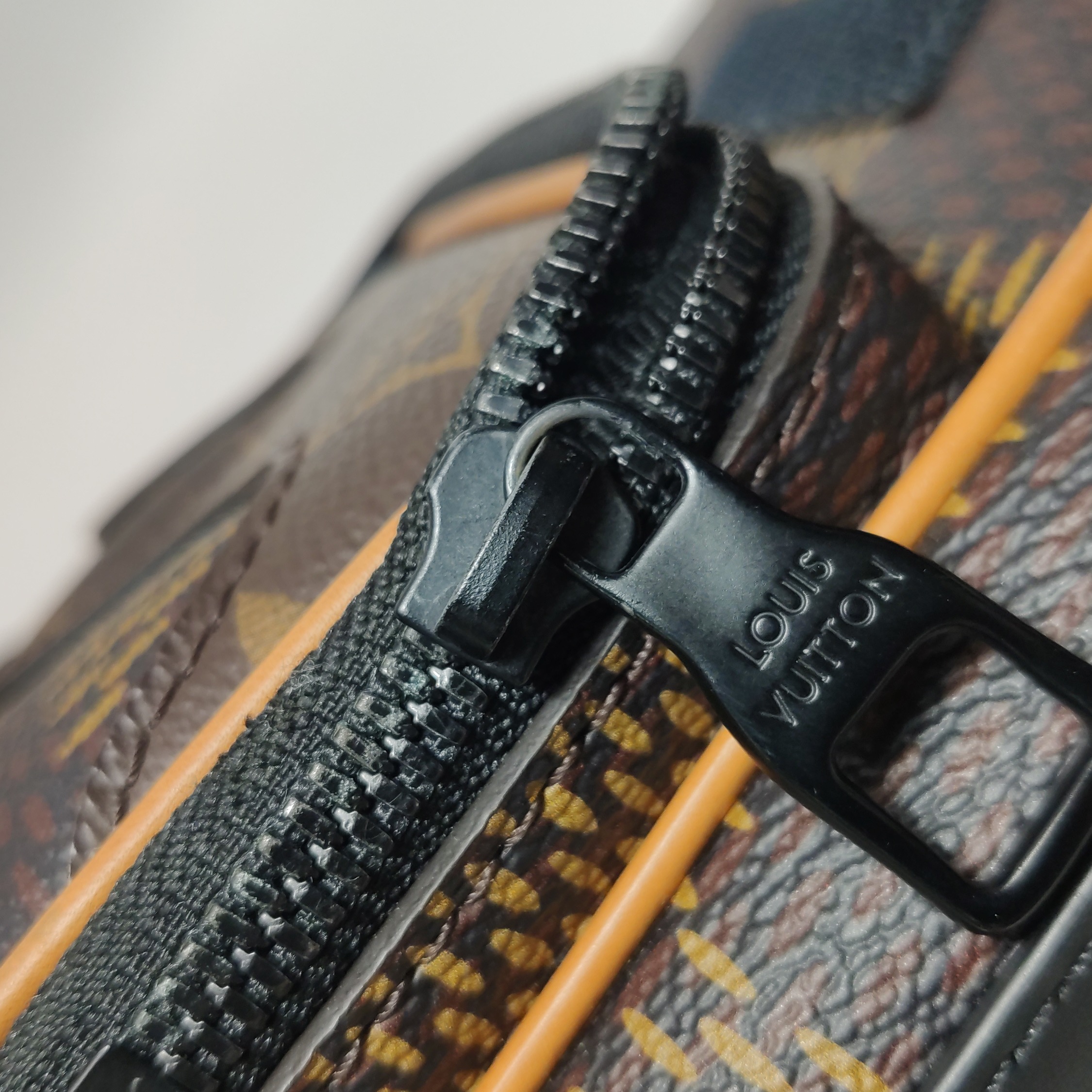 Louis Vuitton(LV) Nigo Amazone Messenger Bag Limited Edition Giant Damier and Monogram Canvas Nano — photo 11 of 15