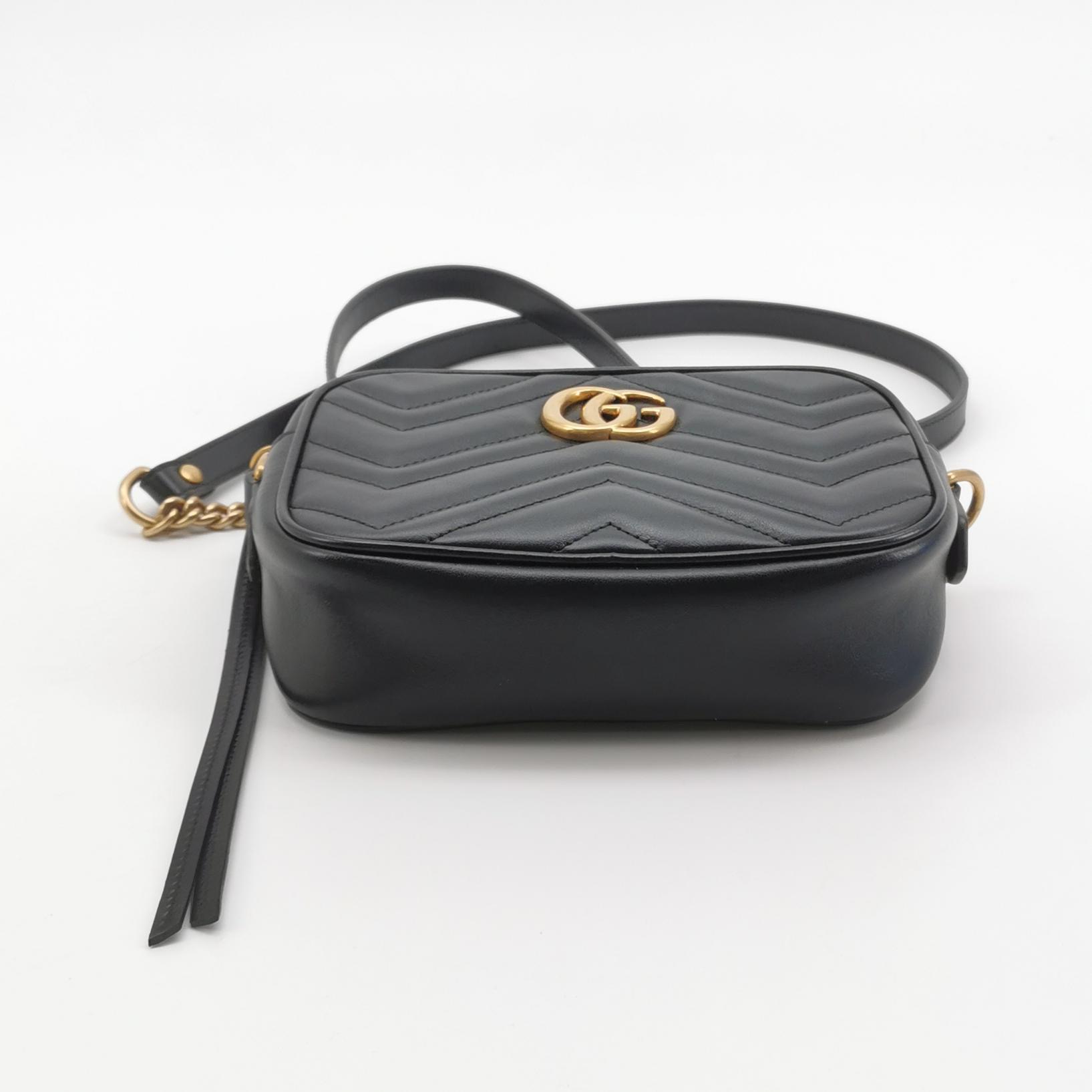 Gucci GG Marmont Shoulder Bag Matelasse Leather Mini — photo 6 of 18